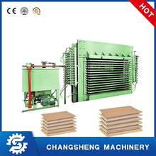 Máquina de prensado en caliente de 500 toneladas para la producción de madera contrachapada